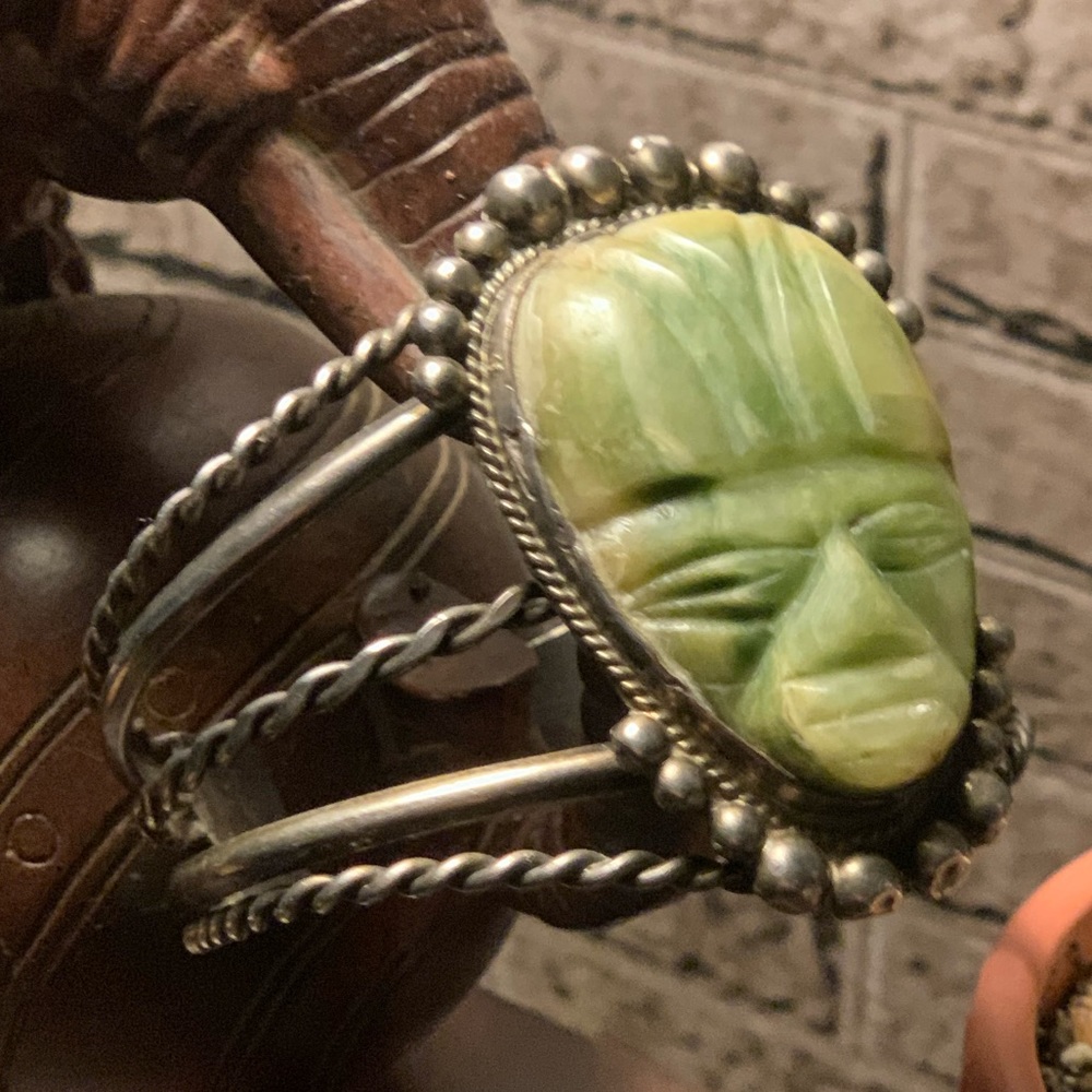 Jade Cuff bracelet